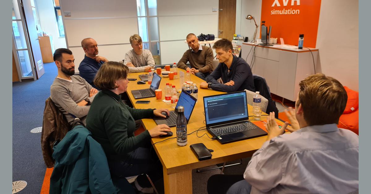 PAULO firefighting and police schools visit XVR XVR Simulation