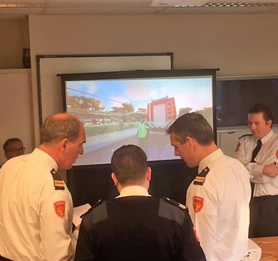 Brandweer Twente oefent op TGB