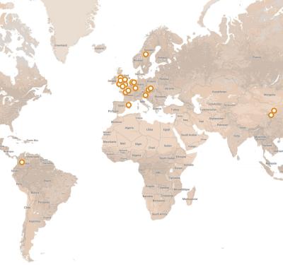 XVR exhibits around the world