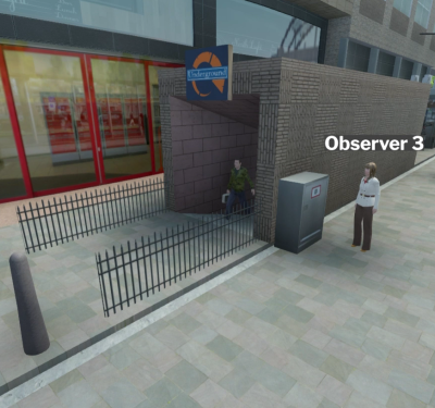 Using XVR On Scene to train Covert Surveillance